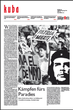 Kuba-Beilage der Tageszeitung junge Welt, 21. Juli 2010
