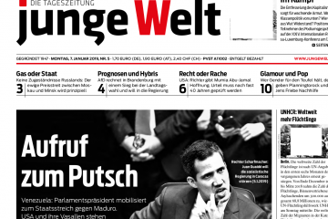 junge Welt, 7. Januar 2019