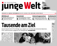 junge Welt, 7. September 2015