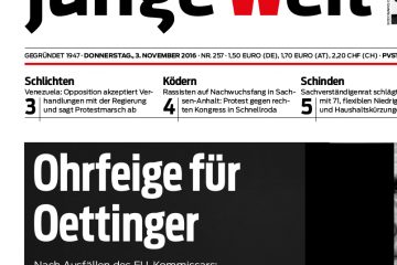 junge Welt, 3.11.2016