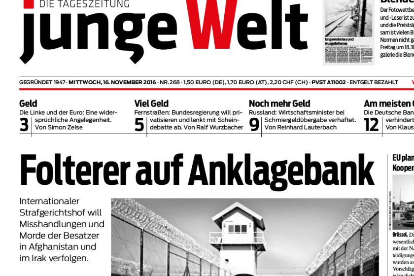 junge Welt, 16. November 2016