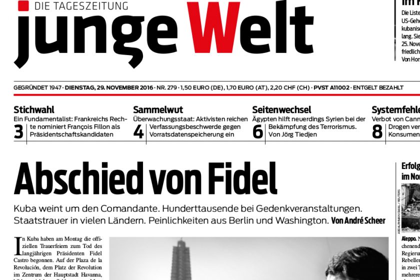 junge Welt, 29.11.2016