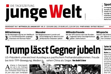 junge Welt, 25. Januar 2017