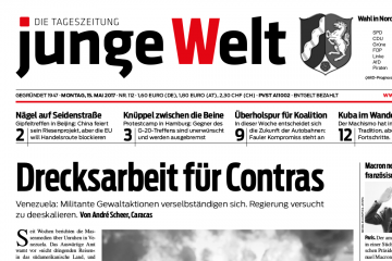 junge Welt, 15. Mai 2017