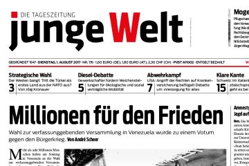 junge Welt, 1. August 2017