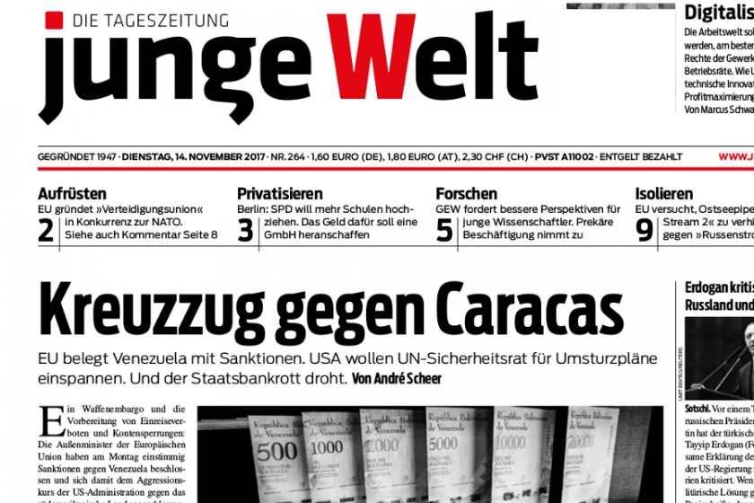 junge Welt, 14. November 2017