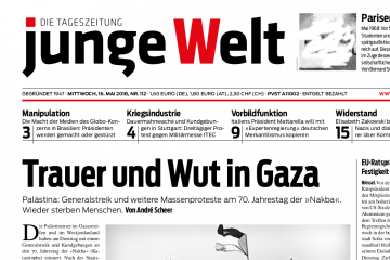 junge Welt, 16. Mai 2018