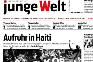 junge Welt, 20. November 2018