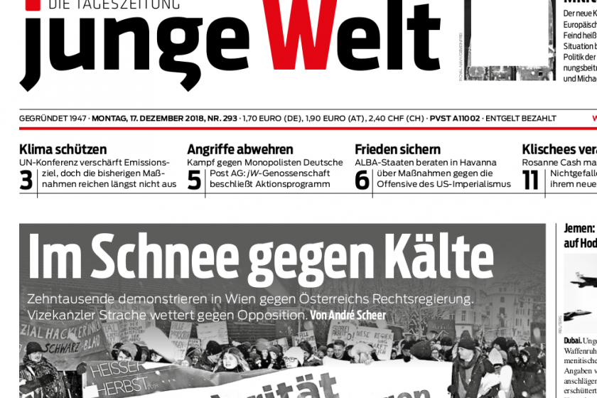 junge Welt, 17.12.2018